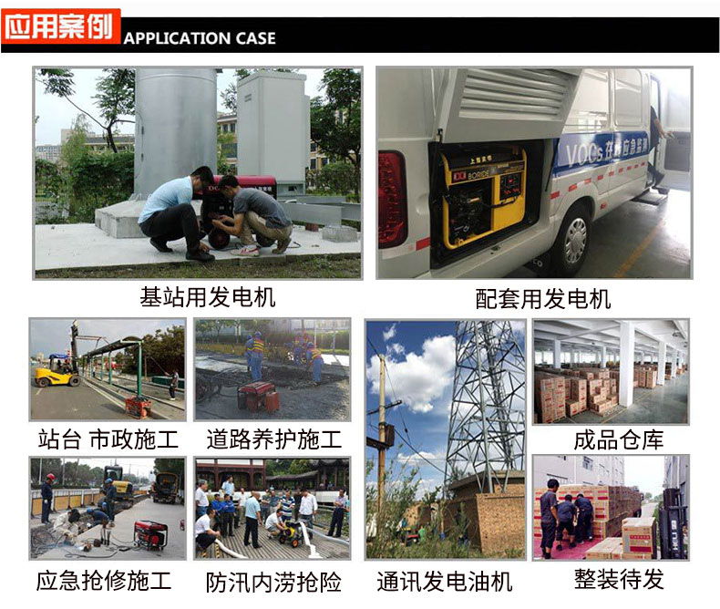 6KW小型汽油發電機組應用案例 6KW小型汽油發電機組應用案例